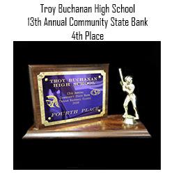 Troy Tournament 4th Place 